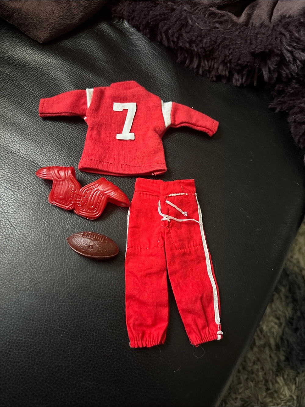 Vintage Ken Doll Outfit, 1960's Ken Clothes, Football Outfit Touchdown 799